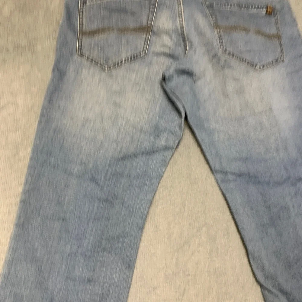 Buffalo David Bitton Axel Slim Fit Jeans Mens 36x30 Blue Denim Stretch Straight